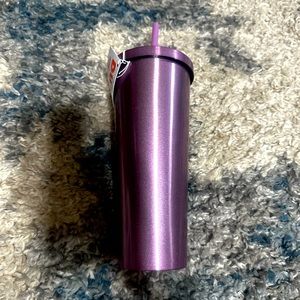 DUNKIN Purple Iridescent Stainless Steel Tumbler